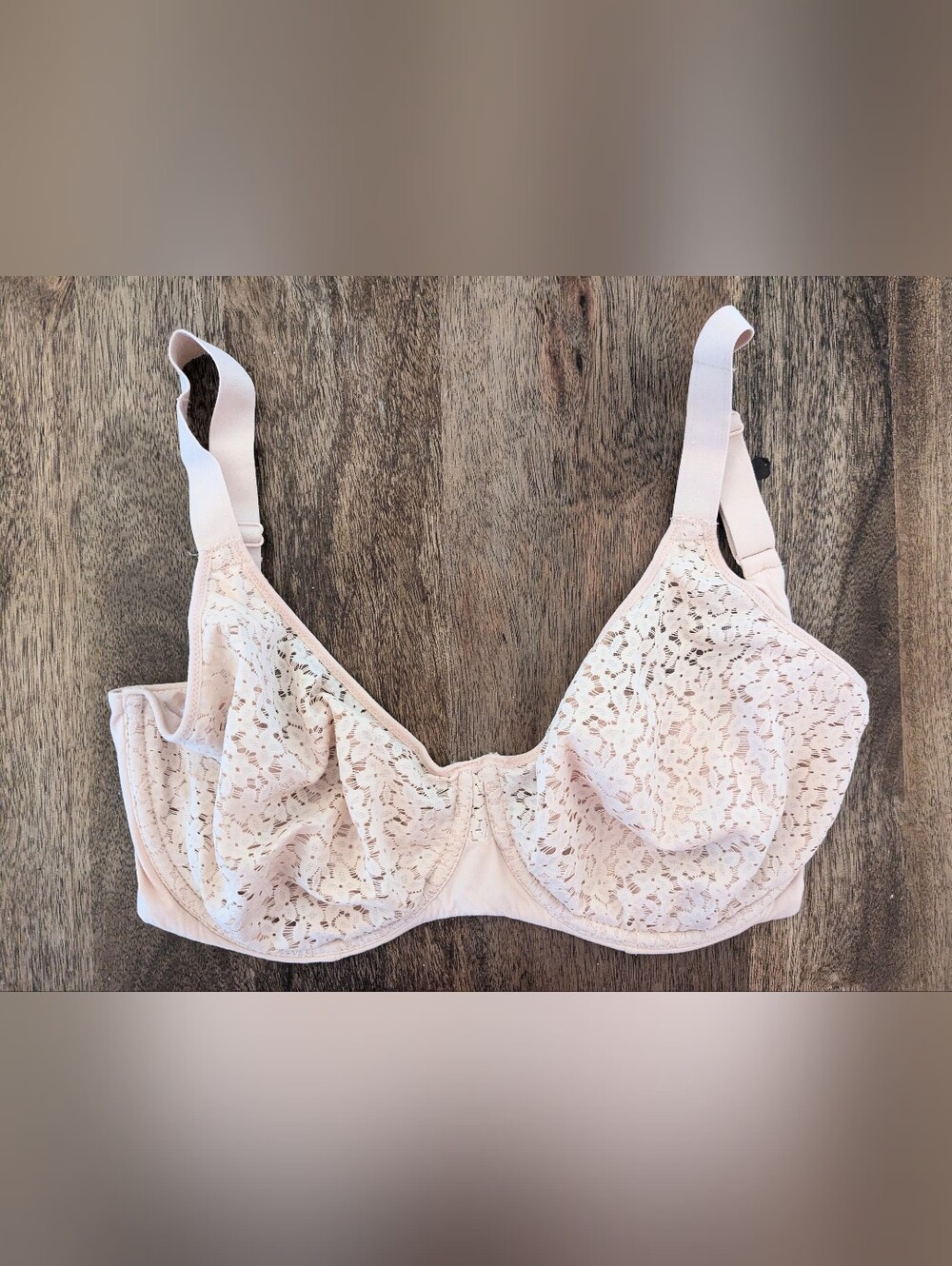 Chantelle Blush Norah Comfort Underwire Bra Size US 32H